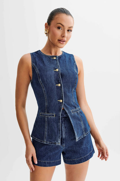 Veloria - Ensemble en Denim Marie